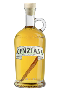 sale Grappa alle erbe di GENZIANA